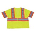 1293-LZ Mesh Class 3 Lime Reflective Safety Vest